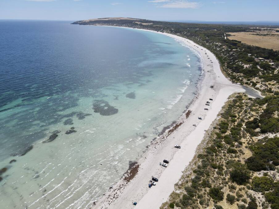 Aerial shots of one the favourite destinations for Kangaroo Island locals by Stan Gorton