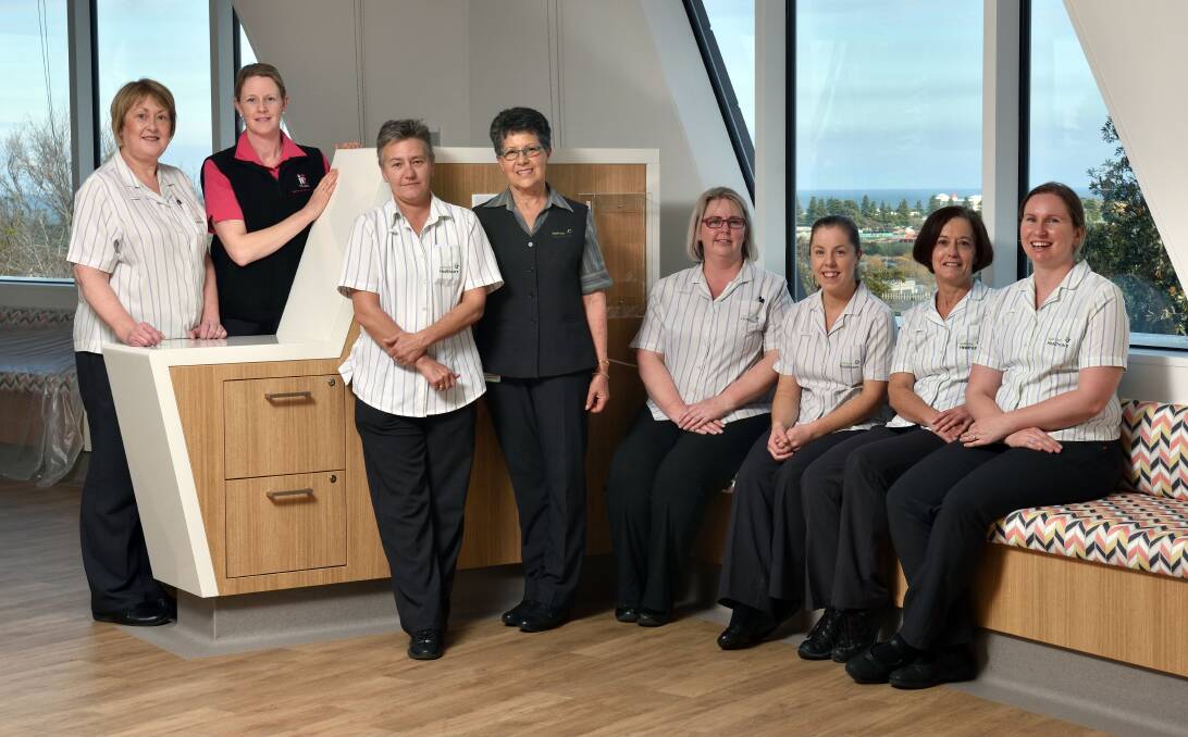 CARE: Some of the South West Healthcare chemotherapy clinical team recently toured the chemotherapy suite on Level 1 of the new South West Regional Cancer Centre.


