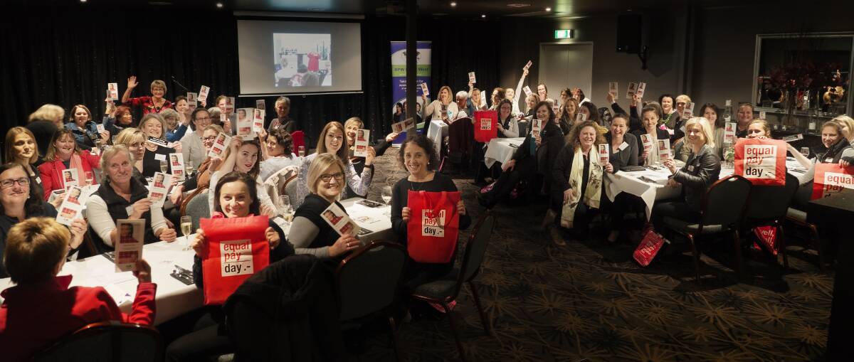 MEET FOR A CAUSE: Business and Professional Women South West gathered to raise awareness on Equal Pay Day.     