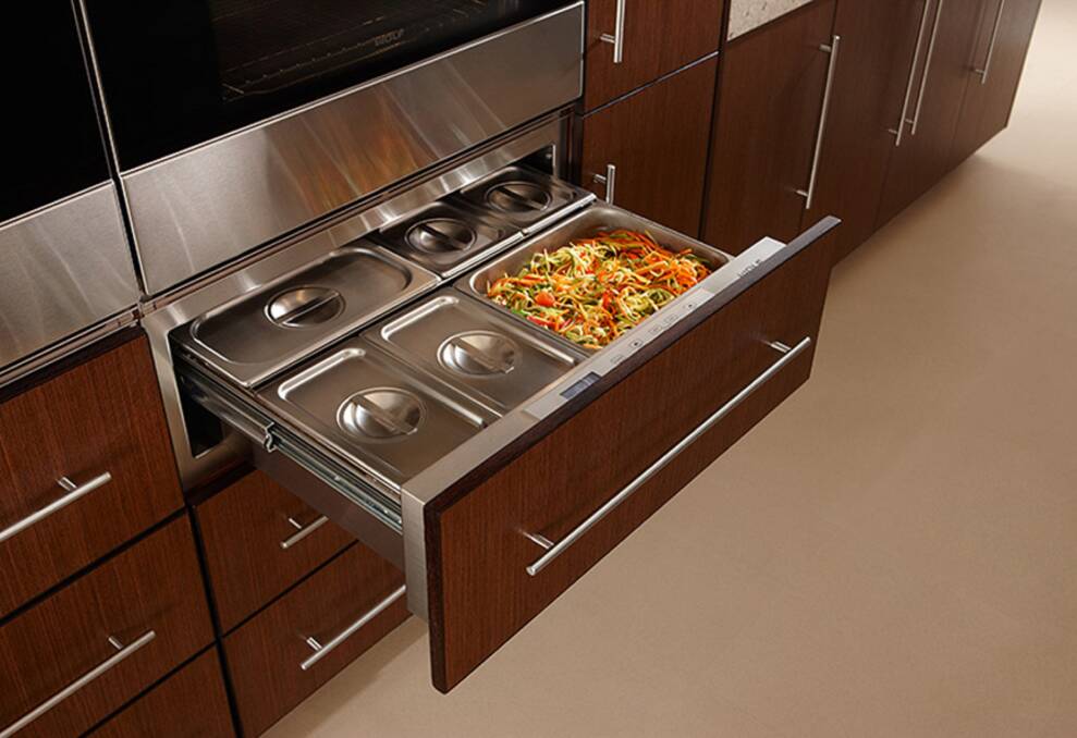 TECHNOLOGY MATTERS: Wolf's warming drawer can do more than just the obvious. Photo: Supplied 