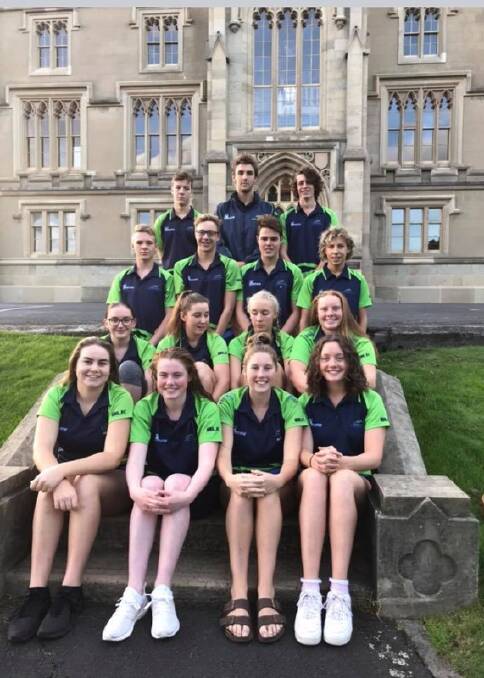 Team success: Warrnambool Swimming Club sent 15 members to the state championships in Tasmania. Picture: Supplied.