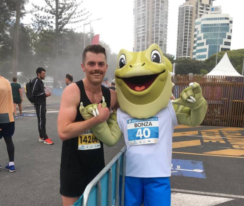 Dedicated: John Hulin is back running marathons around the world after recovering from injuries sustained in a car accident. Picture: Supplied