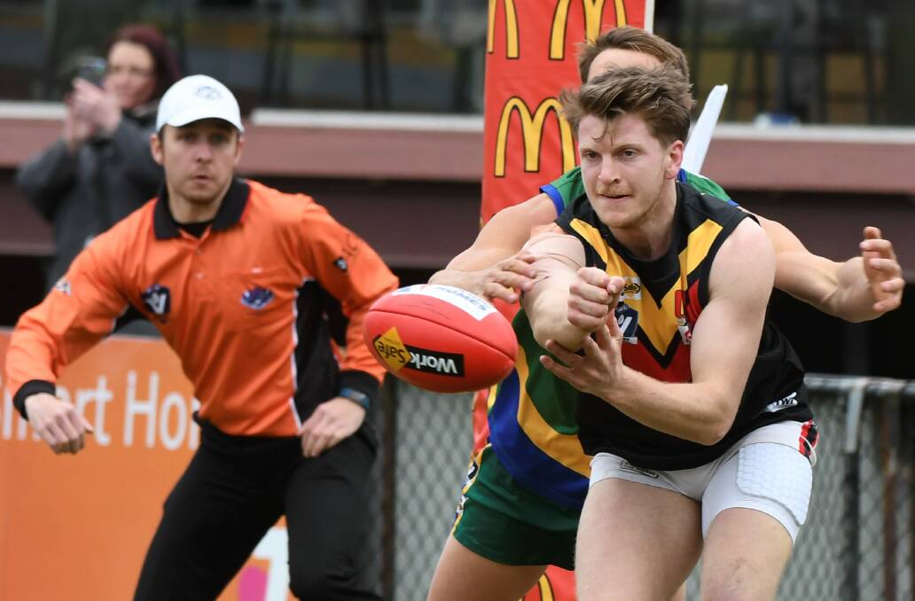 Major coup: Bacchus Marsh co-captain Liam Mullen will play with South Warrnambool in 2020. Picture: Lachlan Bence 