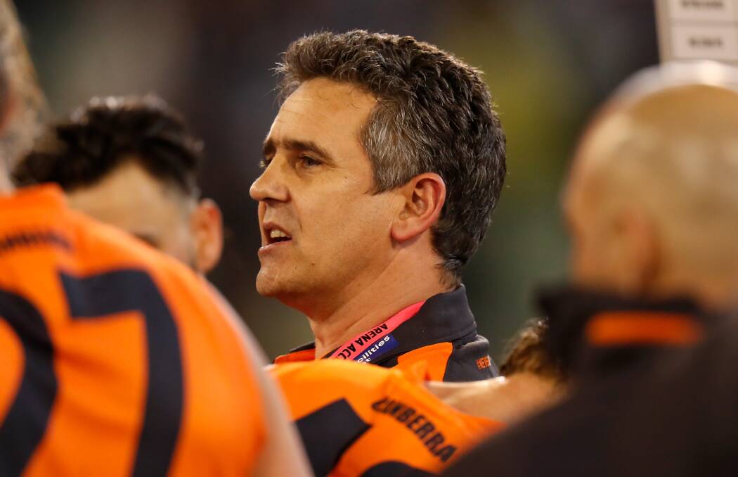 Maiden voyage: Warrnambool product Leon Cameron will coach Greater Western Sydney to its first AFL grand final on Saturday. Picture: Getty Images.