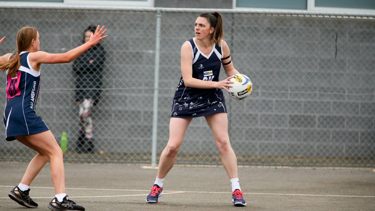 Defender: Nirranda's Lisa Anders is having another good season on court. Picture: Chris Doheny