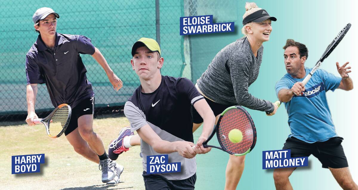 Exciting: Here's some of the south-west players likely to take part in the Tennis Victoria Inter-regional Country Championships that return to Warrnambool in 2021.