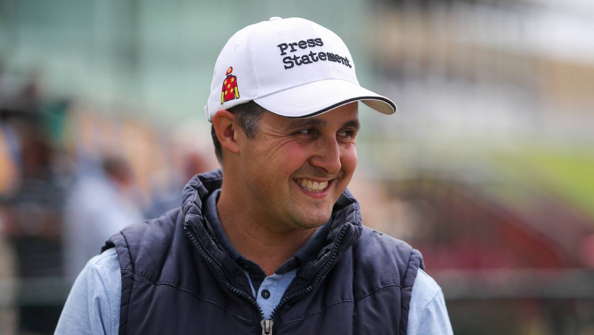 Pleased: Warrnambool trainer Daniel Bowman was happy with Capriccio's run in the $140,000 listed Creswick Stakes at Flemington on Saturday. Picture: Morgan Hancock