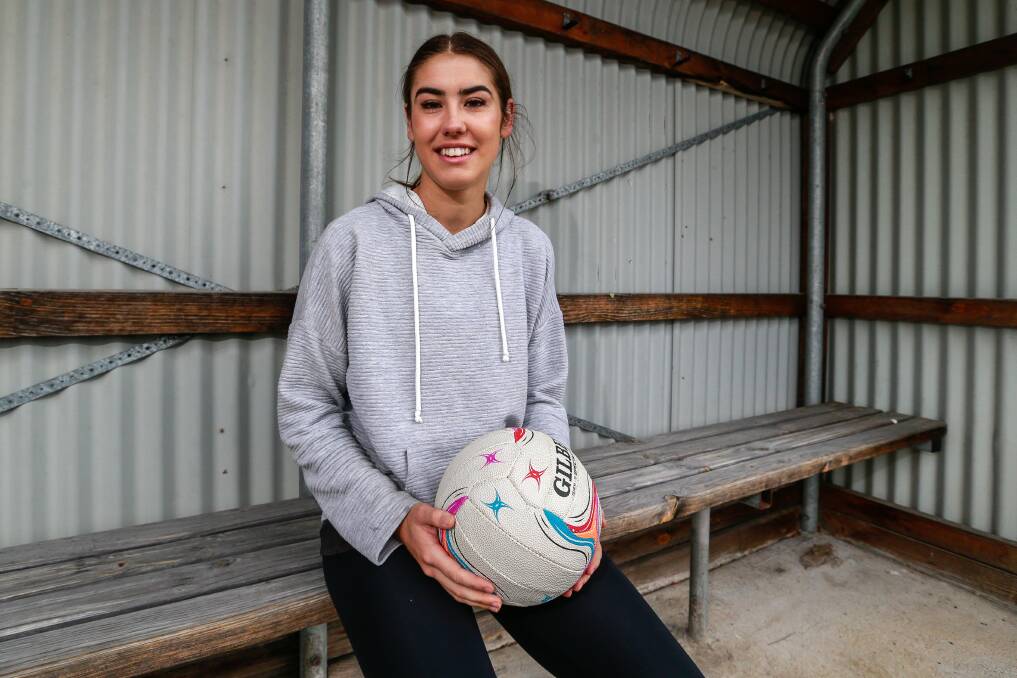Milestone: South Warrnambool's Ally O'Connor is in the 15-player Victorian Fury squad. She returned to the court this year after illness kept her sidelined for two years. Picture: Anthony Brady 
