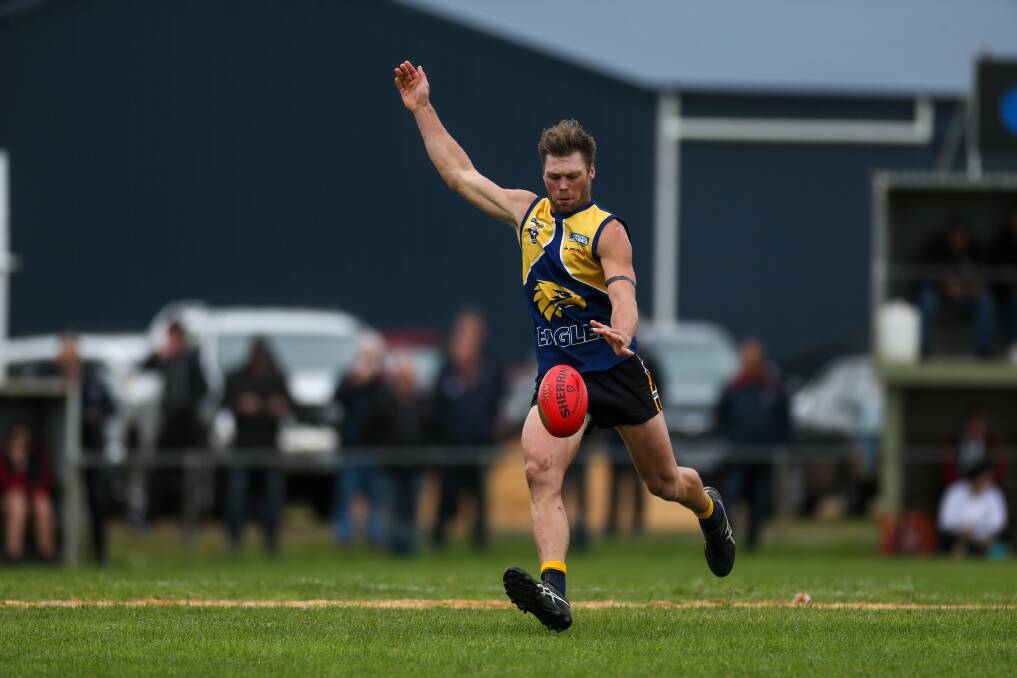 On board: North Warrnambool Eagles' Justin Wallace has joined Kolora-Noorat. Picture: Rob Gunstone