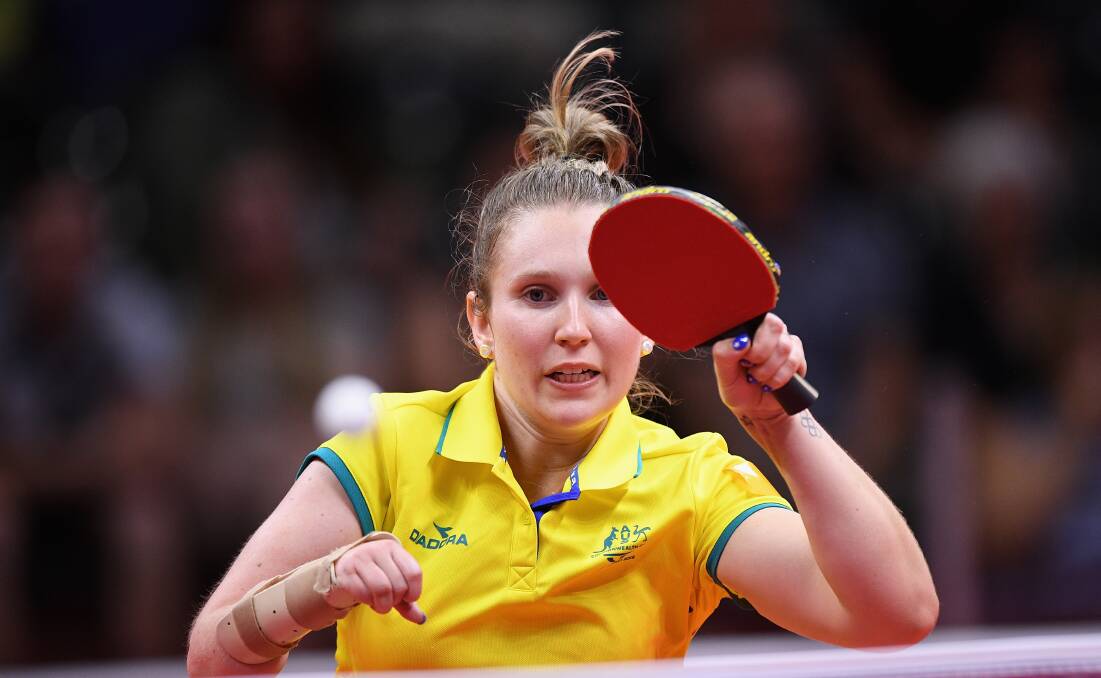 Excellent achievement: Hamilton export Melissa Tapper will represent Australia at the Tokyo Paralympics in table tennis. She will also compete for Australia in table tennis at the Olympics. Picture: Getty Images