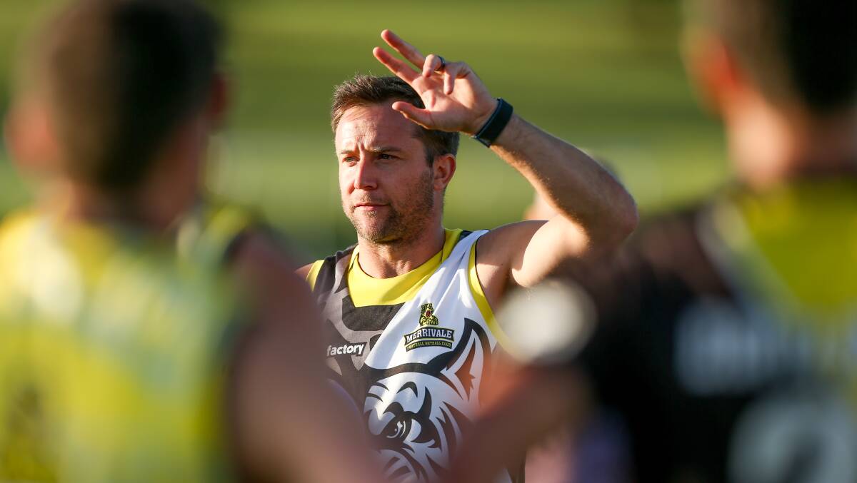 STAYING ON BOARD: Merrivale playing-coach Josh Sobey has re-signed as the Tigers' coach for 2022. Picture: Chris Doheny 