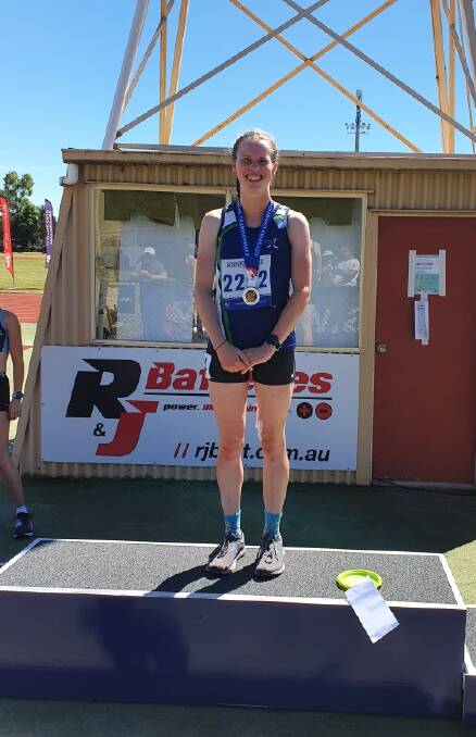 Gold: Athletics South West Turbines' Emily Morden. 