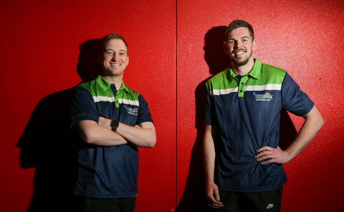LEADERS: Warrnambool Seahawks CBL co-coaches Jack Huxtable and James Mitchell. Picture: Chris Doheny 