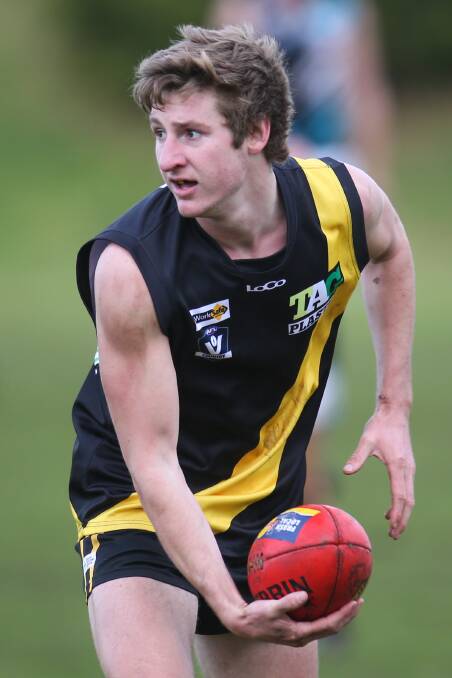 Back at Tigerland: Merrivale's Jack Gleeson. He switched back from Koroit during the off-season. Picture: Morgan Hancock
