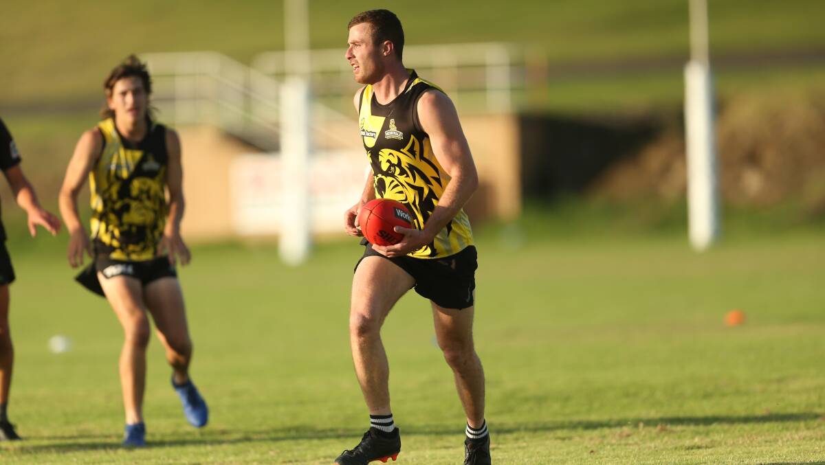 Achievement: Merrivale's Sean Barnes is playing his 200th match on Saturday. The Tigers play Panmure at home in what shapes up as the WDFNL match of the round. Picture: Chris Doheny