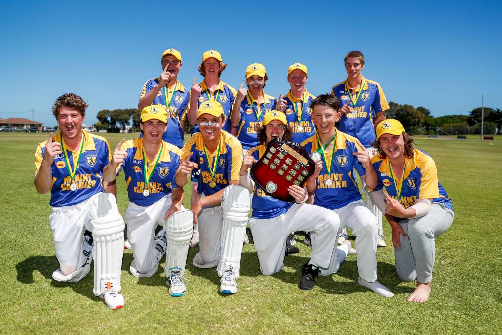 You beauty!: Under 17 Country Week premiers, Mount Gambier. The team defeated Horsham on Friday. Picture: Morgan Hancock