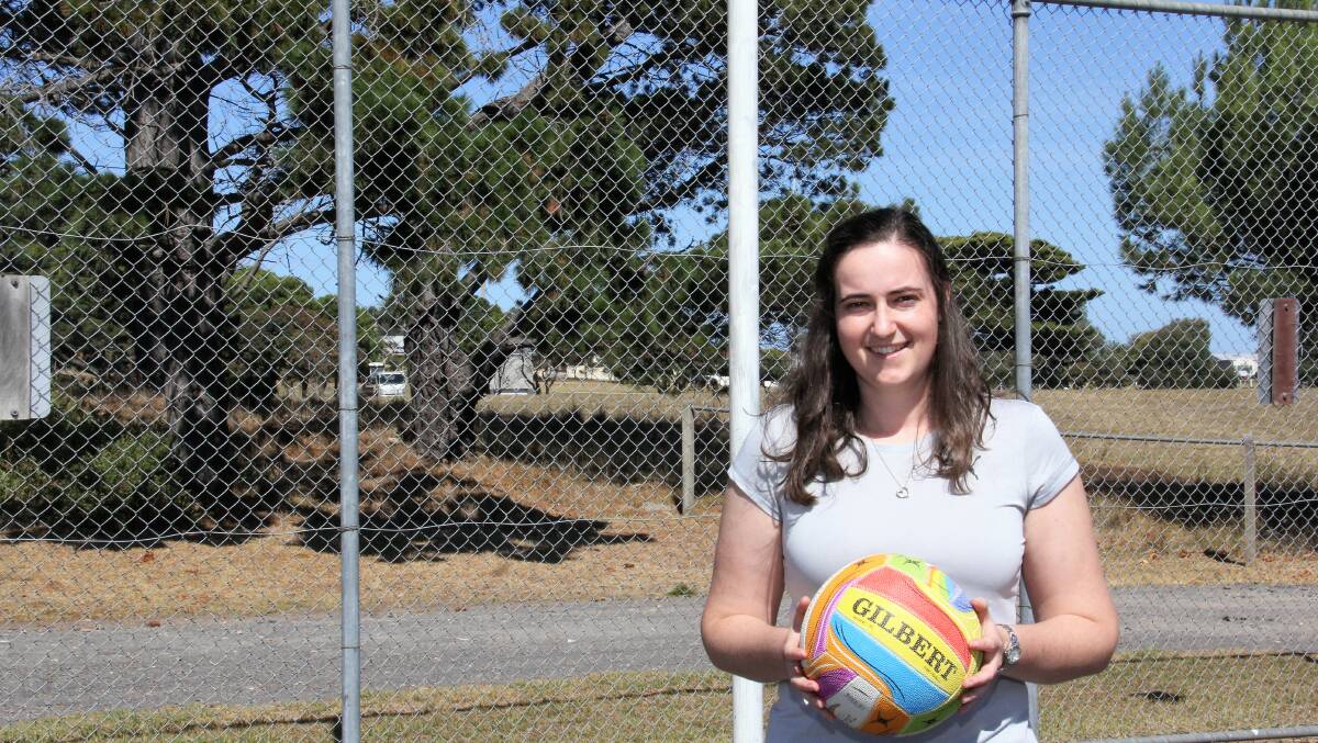 Accurate shooter: Emily Armstrong has joined Russells Creek after a season away from netball. Her coach says she'll be one to watch around the goals. Picture: Brian Allen