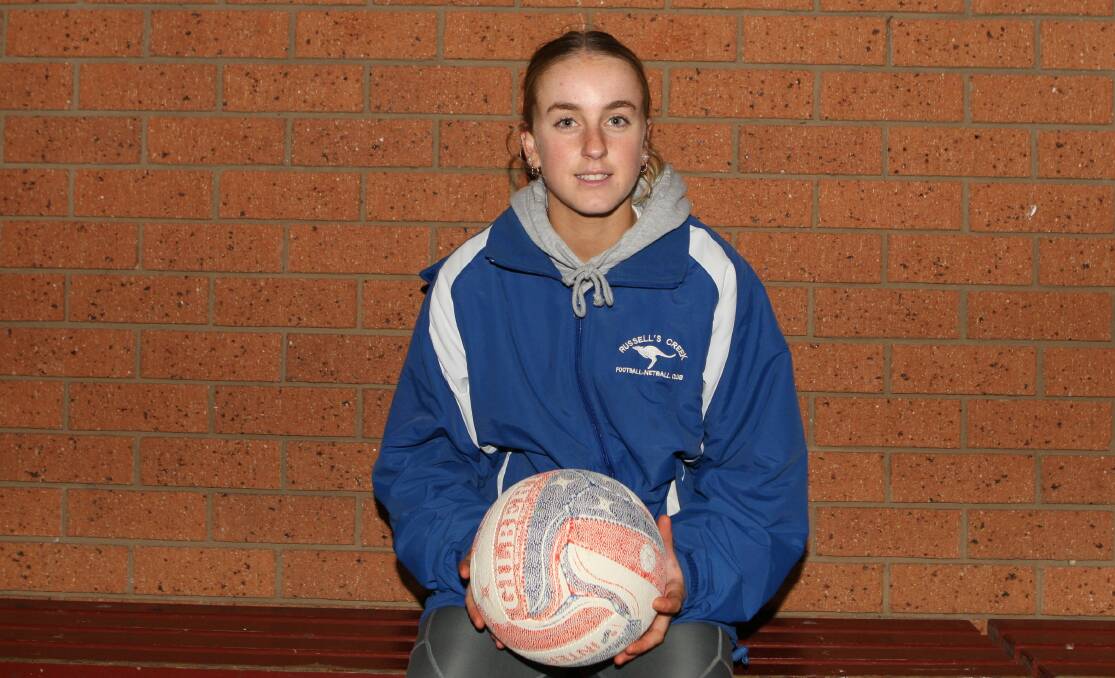 Playing well: Russells Creek's Charlotte van der Starre is one of the most promising young players in the Warrnambool and District league. Picture: Brian Allen