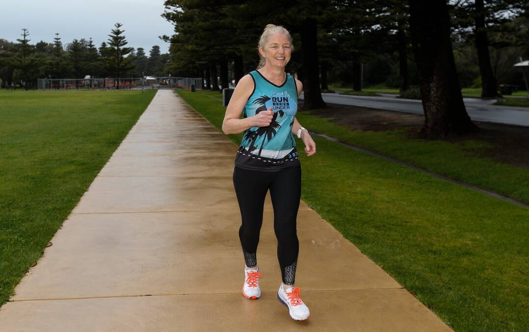 KEEN RUNNER: Alison Hovey also completed the Run Down Under virtual event recently. Picture: Anthony Brady