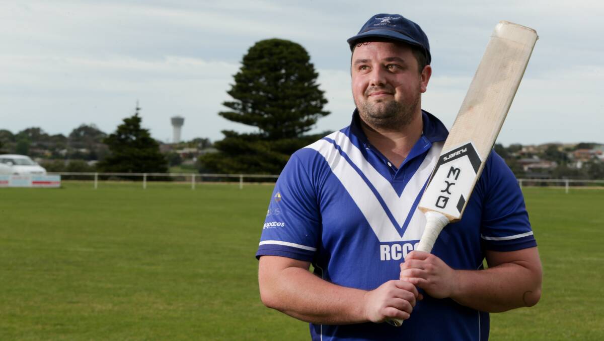 LET'S GO: Russells Creek all-rounder Josh Campbell looks forward to one-day cricket starting this weekend after performing well in Twenty20 last Saturday. Picture: Chris Doheny 