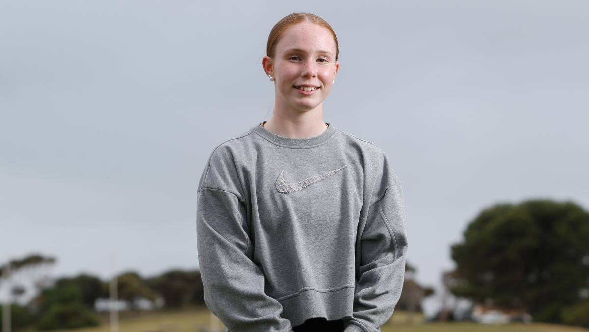 GREAT COMPETITOR: Warrnambool's Grace Kelly, 15, is running in the Warrnambool and Terang 120-metre women's gifts this weekend. 