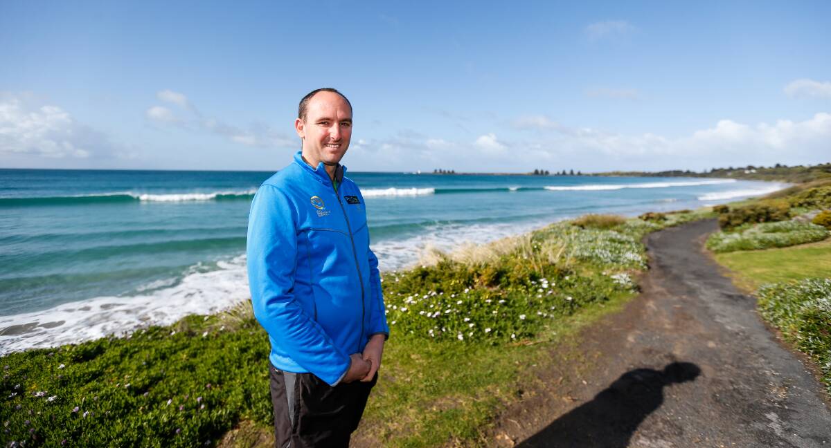 Major event: Run director Nick Grimmer is helping organise a marathon in Port Fairy. Picture: Anthony Brady 