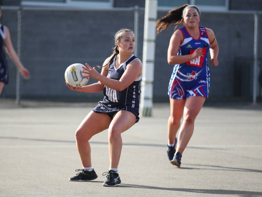 FLAG TO PLAY FOR: Georgia Haberfield's Blues finished atop the Warrnambool and District A grade ladder. Picture: Morgan Hancock 