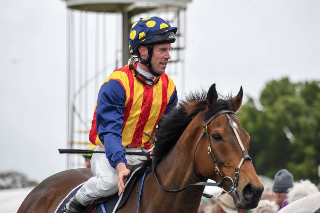Well done: John Allen coming back to scale on Ablaze at the Jericho Cup. Picture: Alice Laidlaw/Racing Photos 