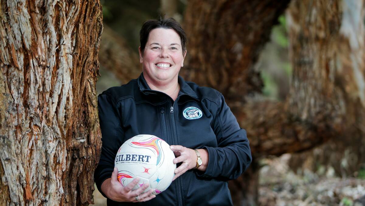 Exciting: Kolora-Noorat's A grade netball coach Carolyn Carlin will get to coach her first official match in round one. Picture: Anthony Brady