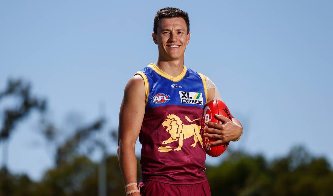 Staying a Lion: Former South Warrnambool player, Hugh McCluggage, has extended his contract with the Brisbane Lions. Picture: Getty Images 
