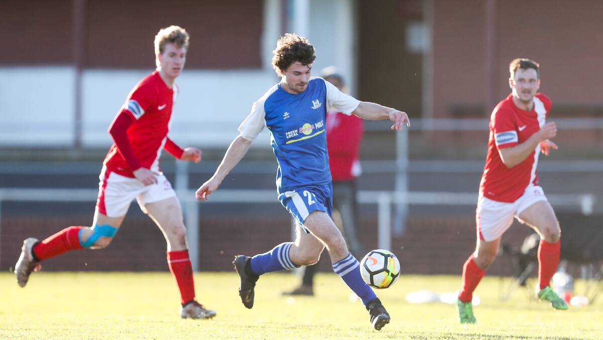 Hot topic: Warrnambool Rangers' Darcy Johnstone. There's been plenty of debate about Australian soccer in recent weeks. Picture: Morgan Hancock