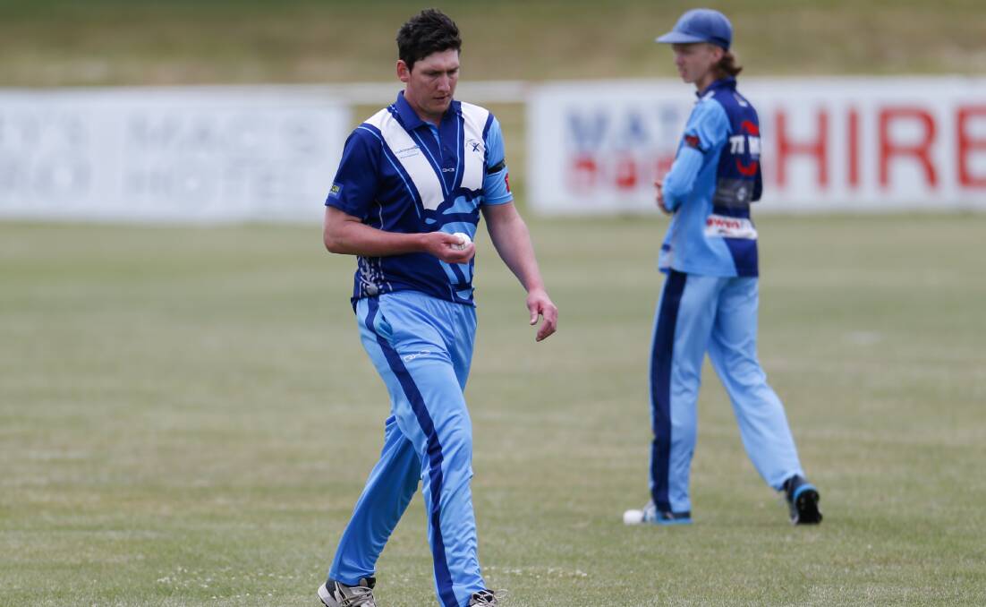 BOWLING SPELL: Wesley-Yambuk's Tom Bowman. Picture: Emma Stapleton