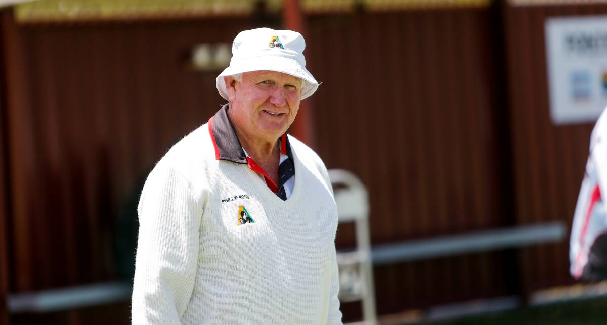 Stay in touch: Dennington Bowls Club's vice-president Phillip Ross is overseeing the club's buddy program. Picture: Anthony Brady