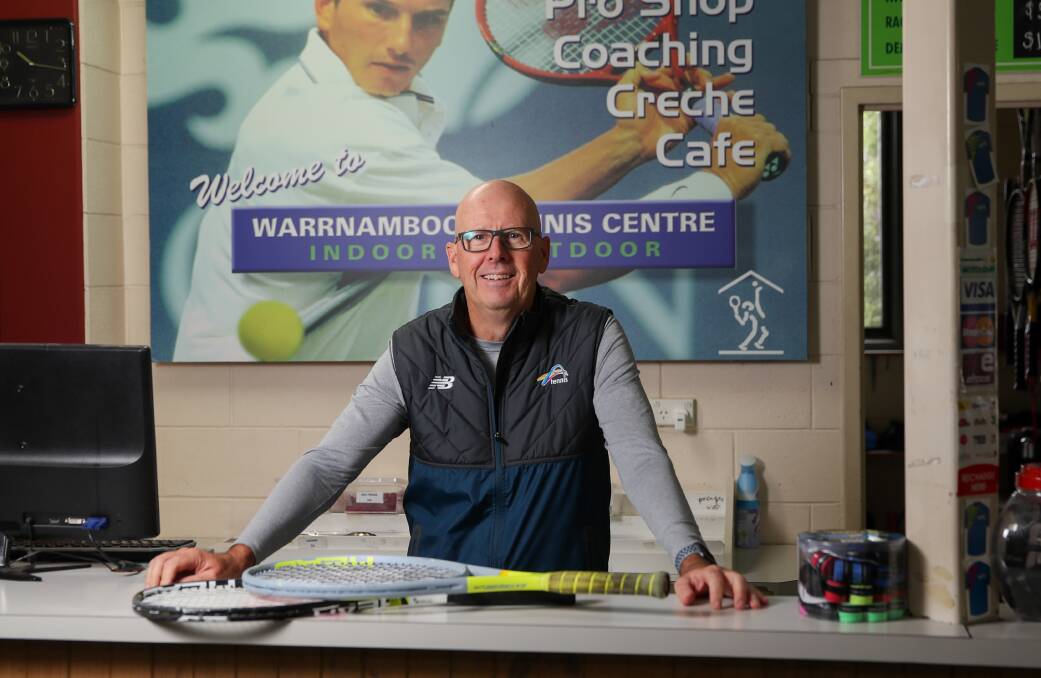 GRATEFUL FOR EXPERIENCE: Warrnambool Indoor Tennis Centre owner-manager Rob Urquhart. Picture: Morgan Hancock 