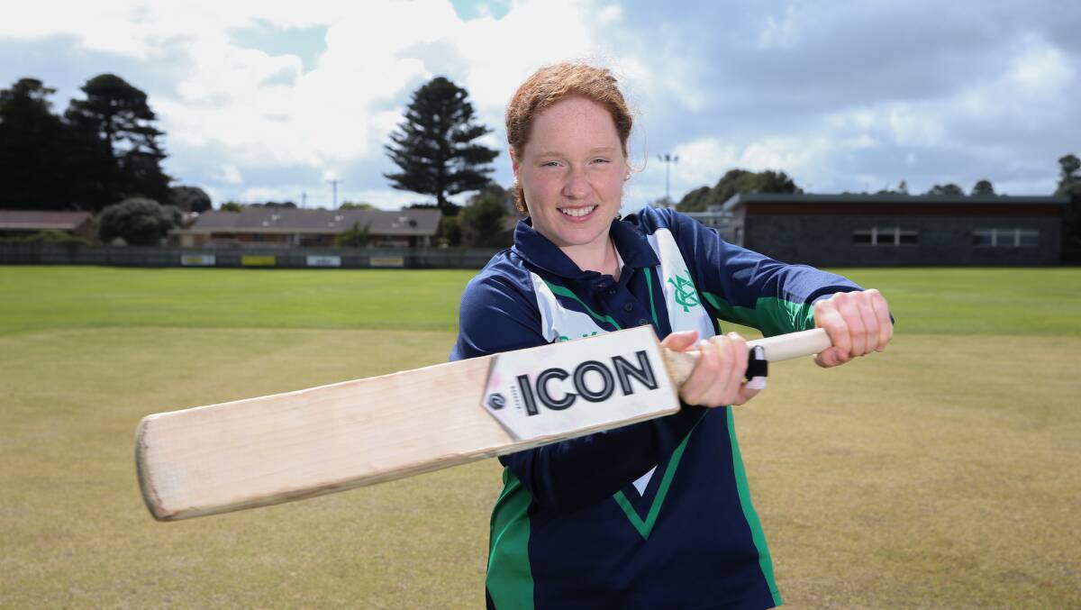 Multi-talented: Judy Pollock's granddaughter is talented Port Fairy cricketer and netballer, Maddie Green. 