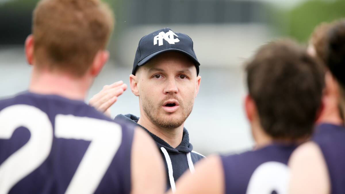 Impressed: Nirranda coach Brayden Harkness was pleased with his side's gritty win against Panmure. Picture: Chris Doheny 