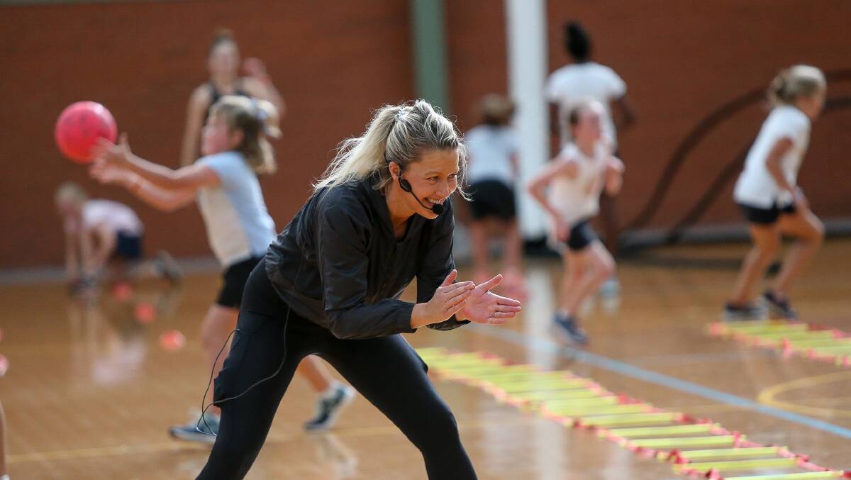 Innovative: Sarah Wall's NETFIT Netball is hosting free online netball tutorials run by elite athletes and coaches. Picture: Anthony Brady