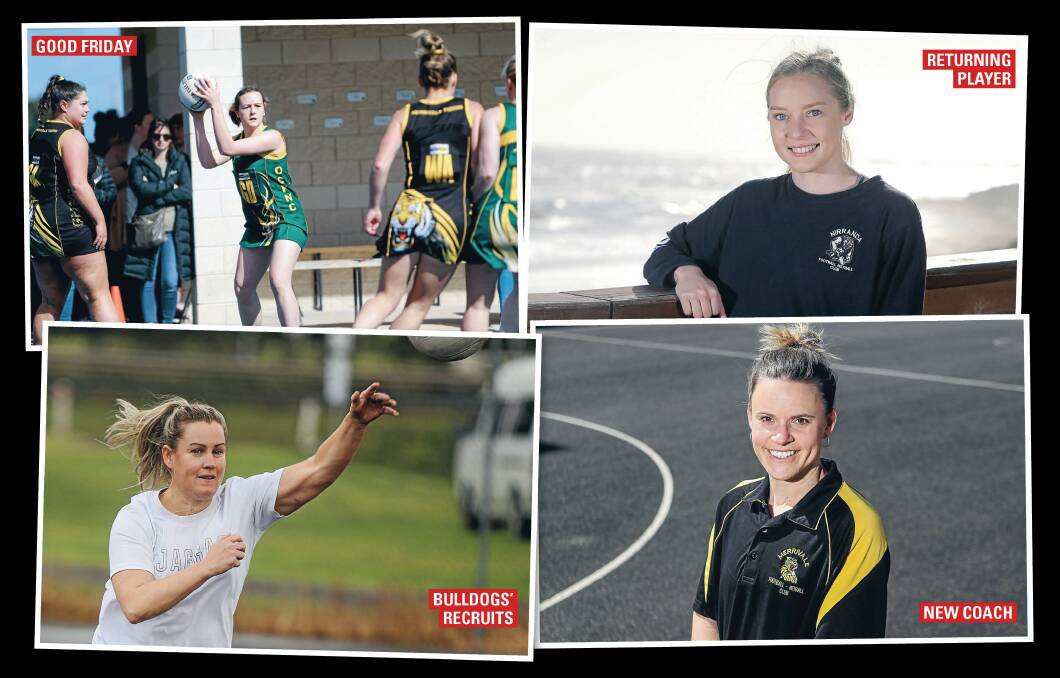 Countdown on: Warrnambool and District league netball is less than a month away. Pictures: Morgan Hancock, Anthony Brady.