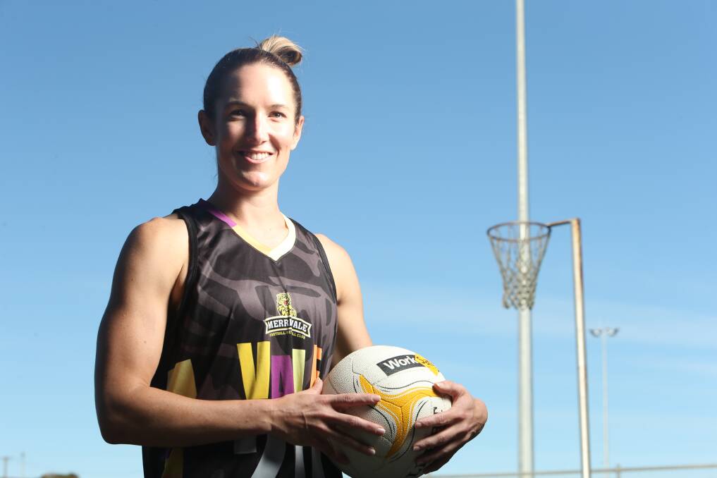 Quality addition: Merrivale recruit Jess Haberfield. She switched from Dennington during the off-season. Picture: Chris Doheny 