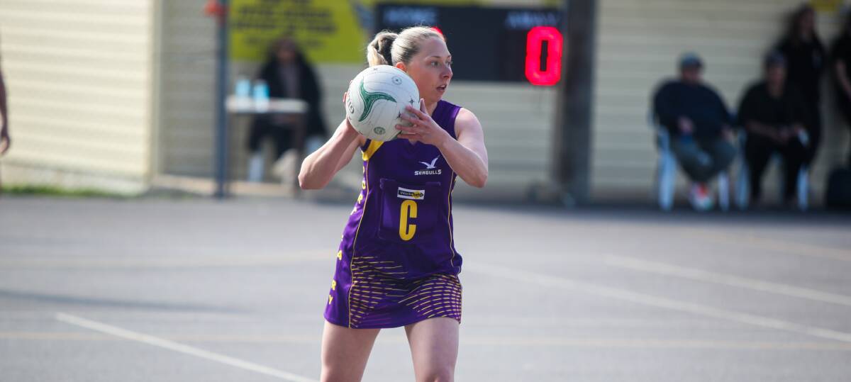 OUT FOR SEASON: Port Fairy midcourter Ally Feely suffered a serious ankle injury during her team's loss to Cobden on Saturday in the Hampden league. Picture: Chris Doheny 