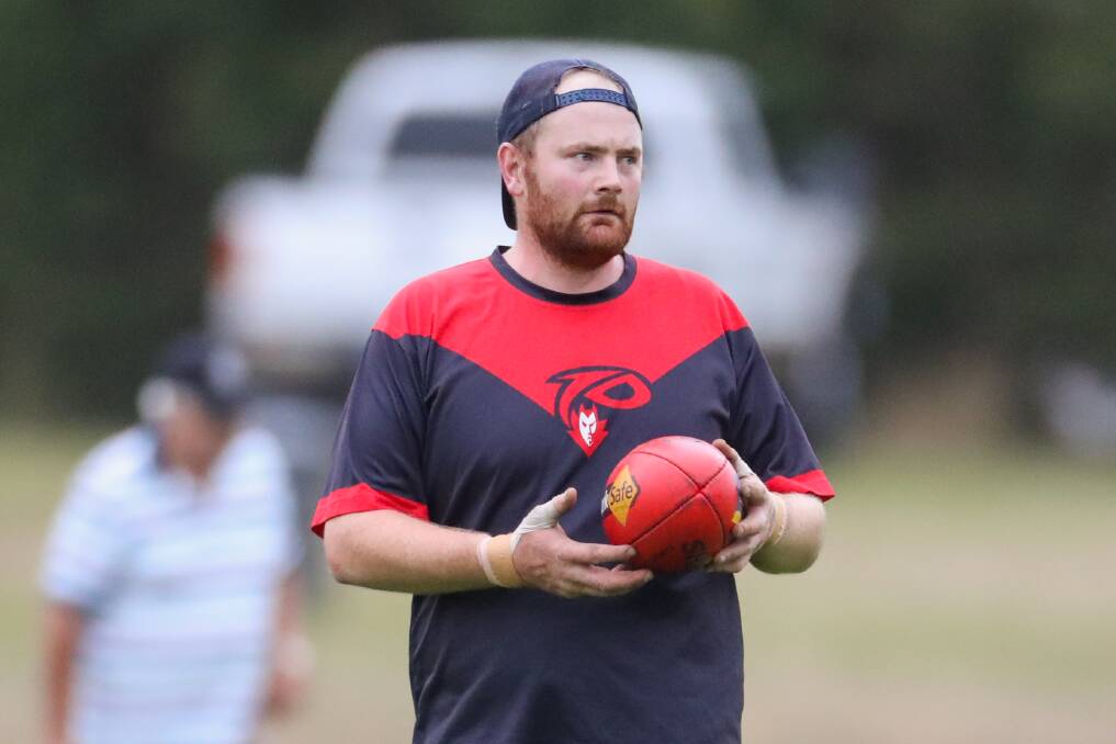 Ideas man: Former coach Marcus Hickey suggested the Timboon Demons have a run/walk competition. Picture: Morgan Hancock