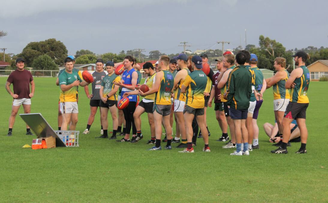At last: Old Collegians will play its first game in more than a year on Good Friday. The Warriors host Merrivale at Davidson Oval. Picture: Brian Allen