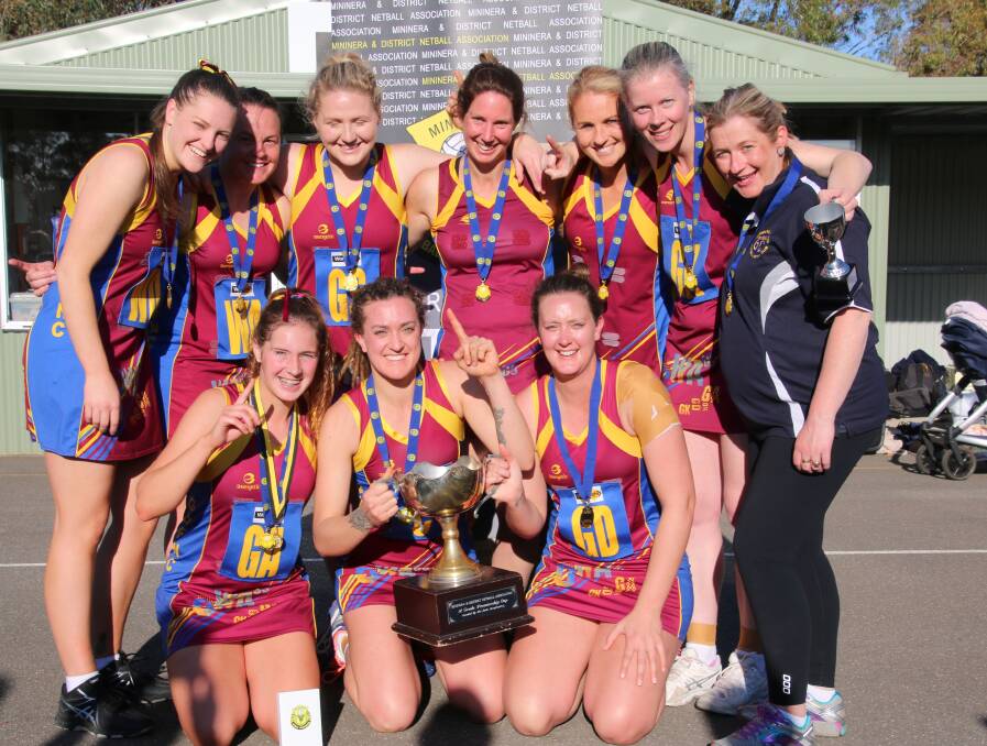 Success: Glenthompson-Dunkeld took victory over Woorndoo-Mortlake in the A grade grand final. Picture: Tracey Kruger