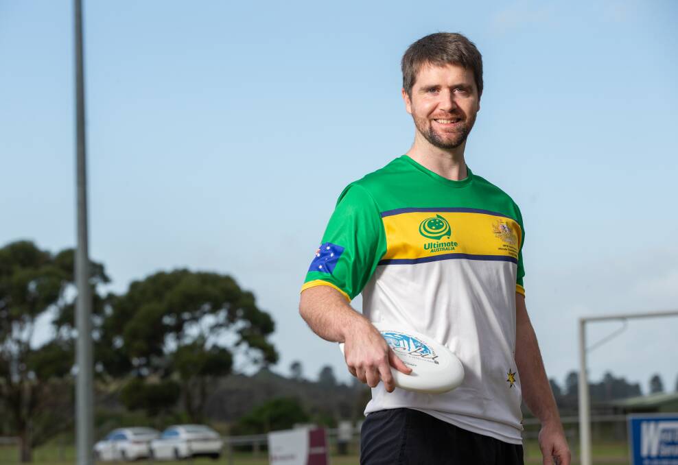 GET INVOLVED: Warrnambool Ultimate president Dallas Jones is inviting newcomers to try Ultimate Frisbee. Picture: Chris Doheny 