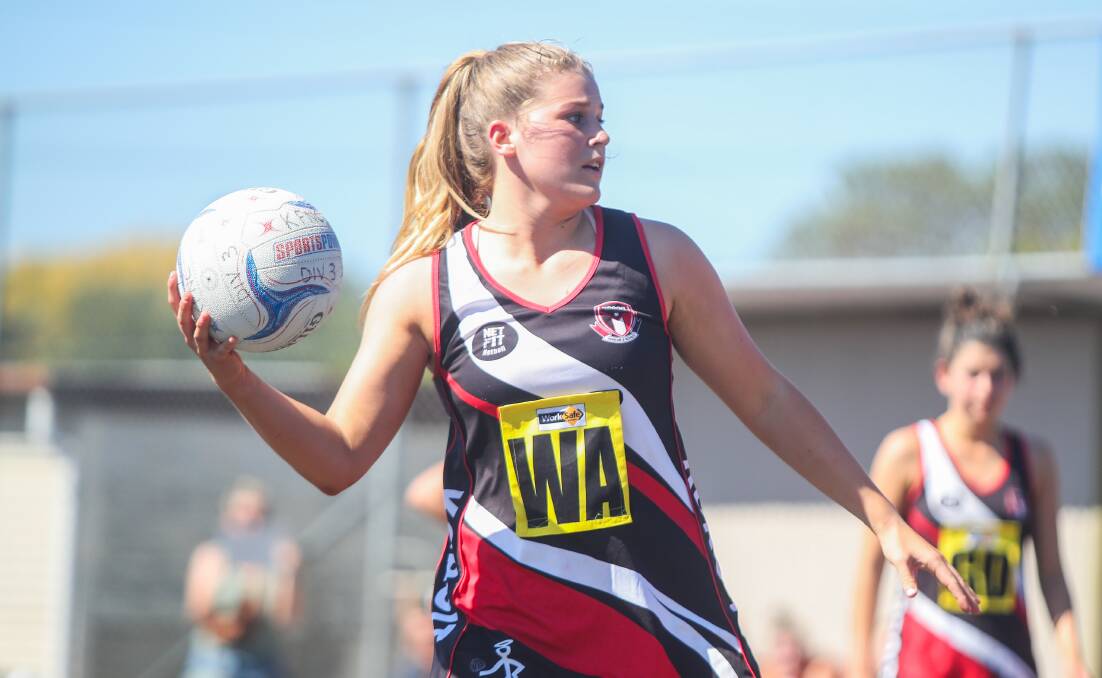Passing: Koroit's Layla Monk in action earlier this season. Picture: Morgan Hancock