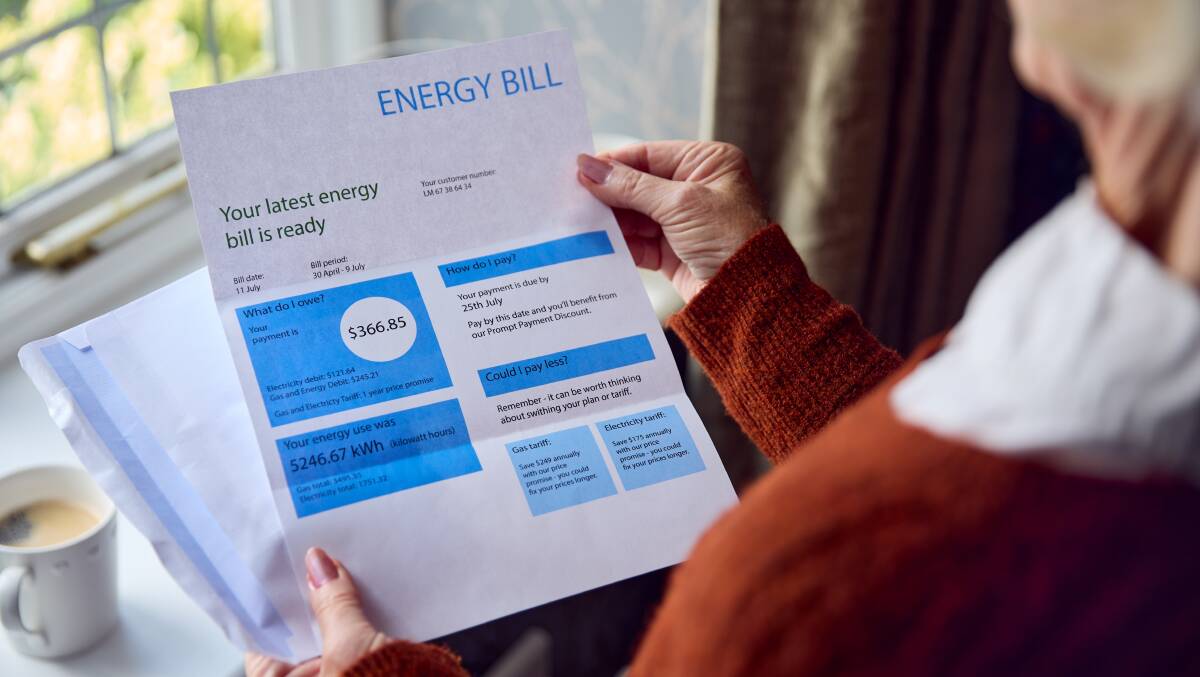 More than 490,000 Commonwealth Seniors Health Card holders will receive up to $500 in energy bill relief. Picture Shutterstock