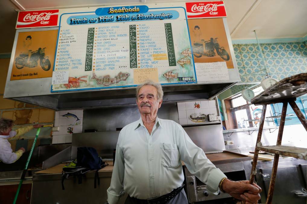 REMEMBERED: George Politis has been remembered as a man dedicated to his family and the community, he ran Warrnambool Seafoods for 56 years and passed away recently at 93 years old. Picture: Anthony Brady