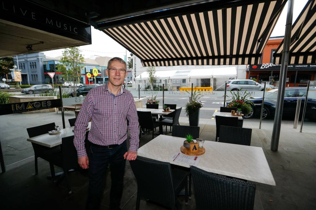 CHALLENGING: Images Restaurant, Cafe and Cocktail Bar owner Jonathan Dodwell says the easing of restrictions in regional Victoria will not benefit his business. Picture: Anthony Brady