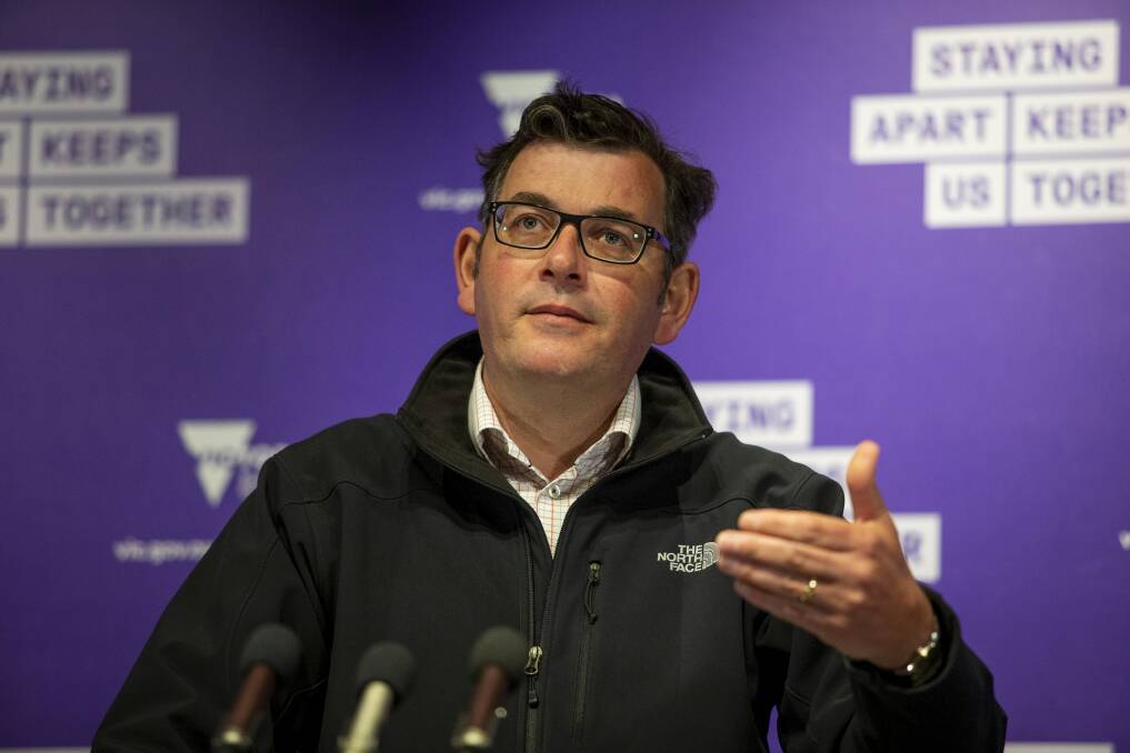 EASING: Premier Daniel Andrews says restrictions will ease in Melbourne and regional Victoria from 11.59pm tonight.