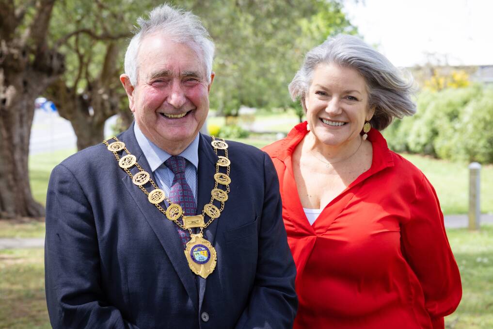 Newly elected Moyne Shire Mayor Ian Smith and Deputy Mayor Karen Foster. Picture by Sean McKenna